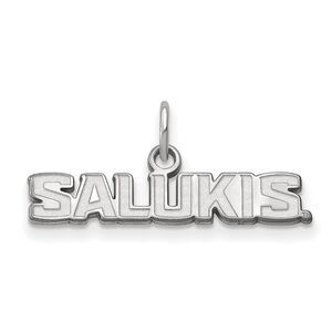 10k White Gold Southern Illinois U. XS (Tiny) Charm or Pendant